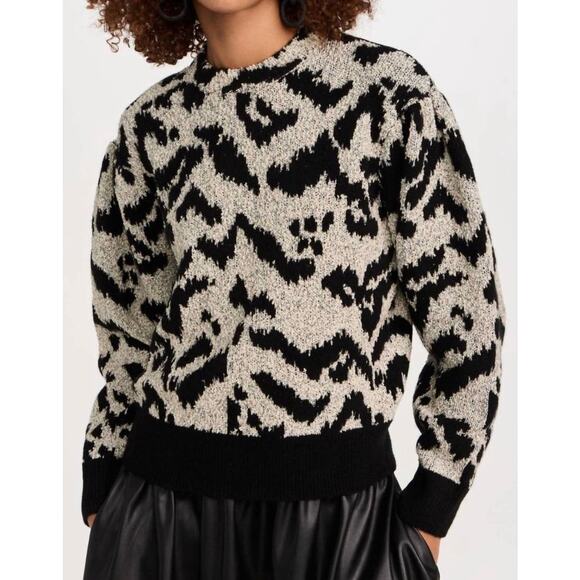 ULLA JOHNSON NWT Wool Blend Sweater Size Small Nalla Onyx $495 MSRP Quiet Luxury - Picture 11 of 11
